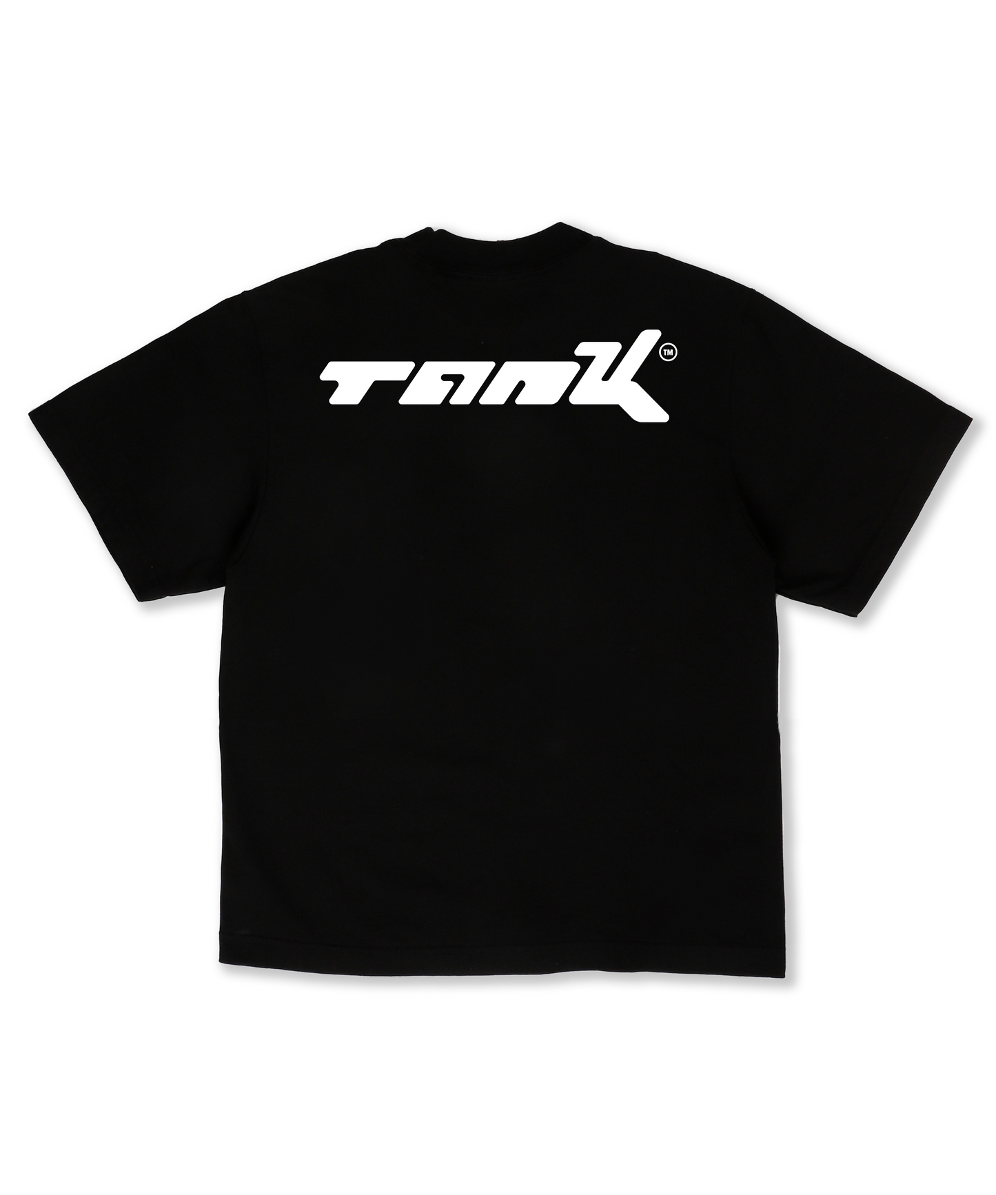 Black Cropped TANK Lotus Tee