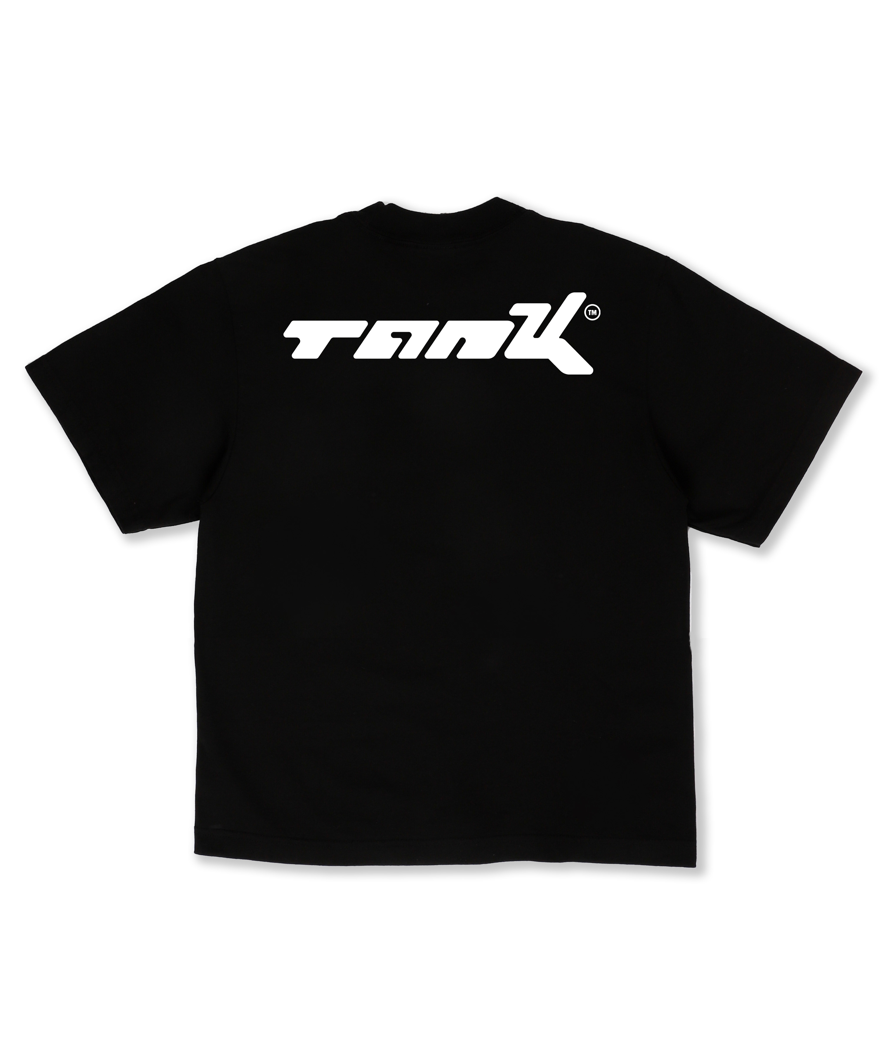 Black Cropped TANK Lotus Tee