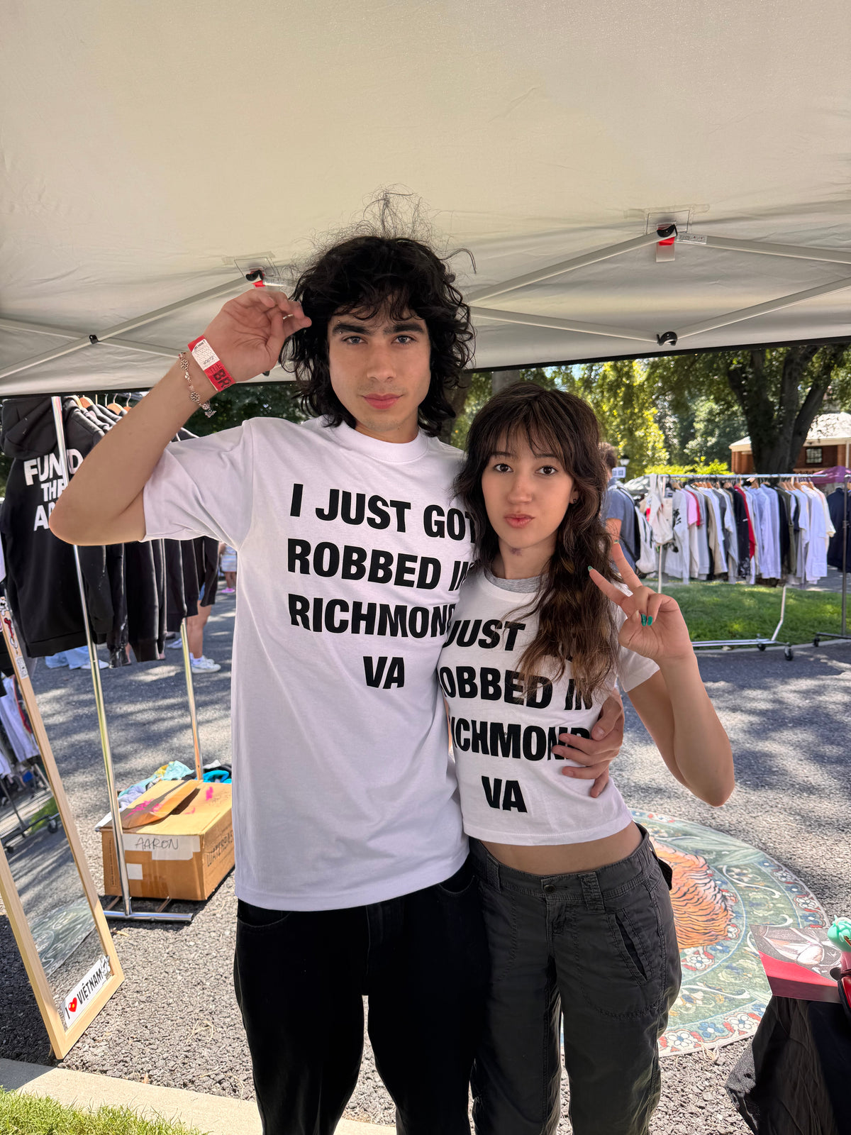 01 I JUST ROBBED IN RICHMOND VA BOXY TEE