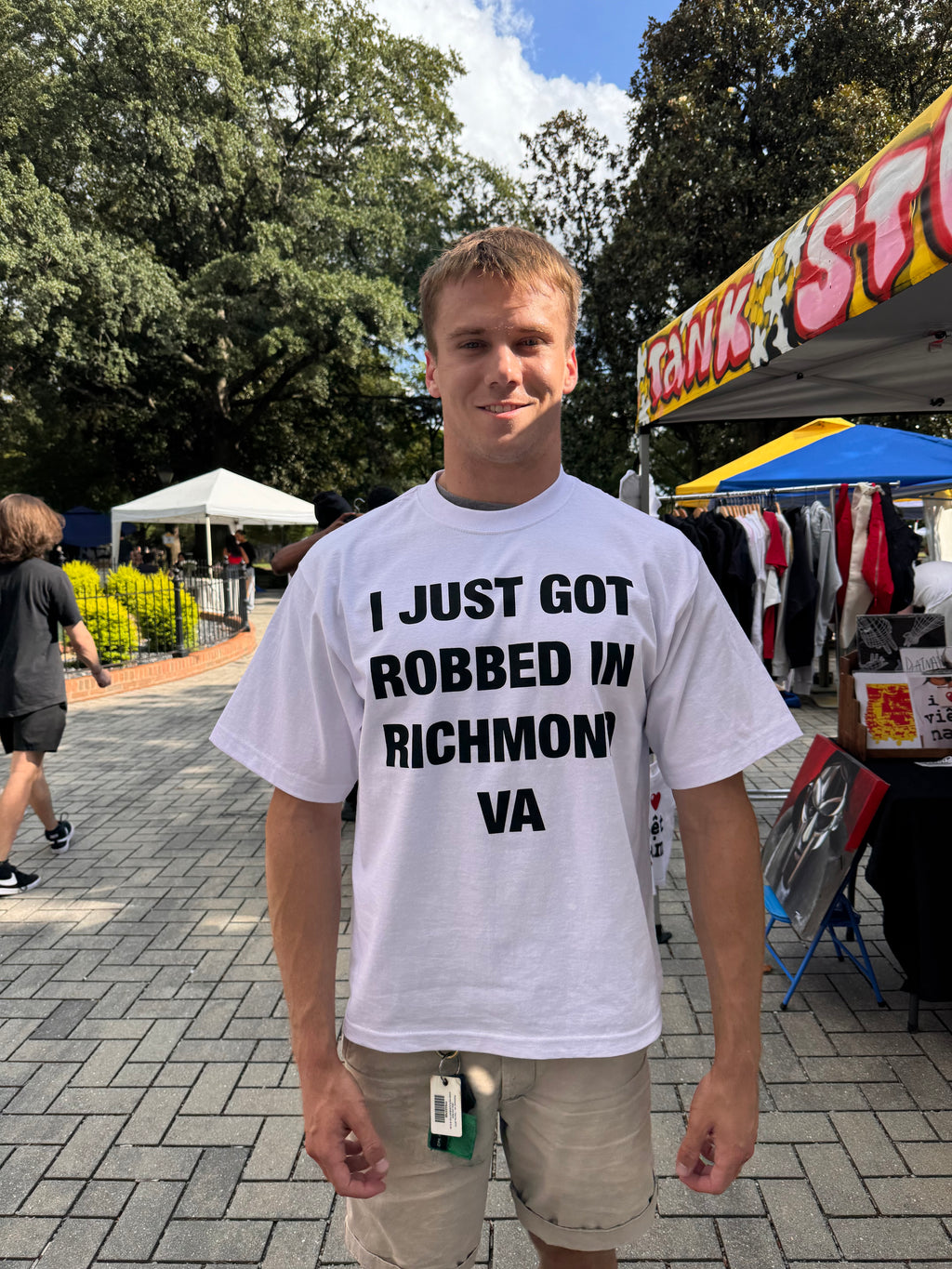 01 I JUST ROBBED IN RICHMOND VA BOXY TEE
