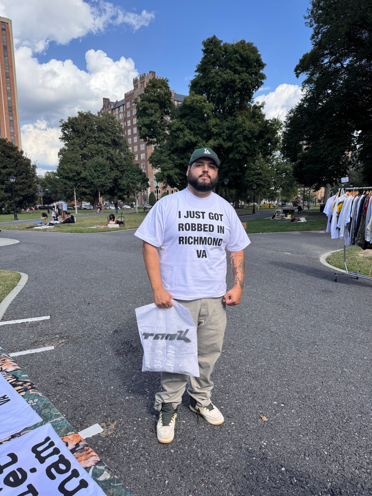 01 I JUST ROBBED IN RICHMOND VA BOXY TEE