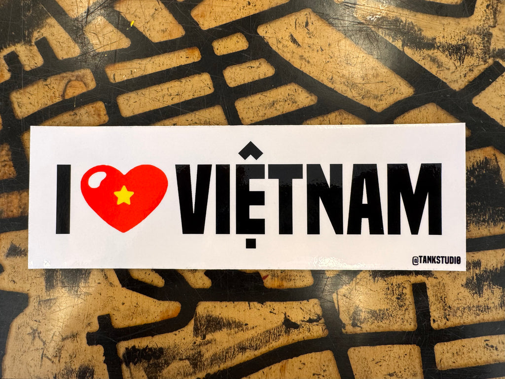 A02 I Heart Vietnam Bumper Sticker