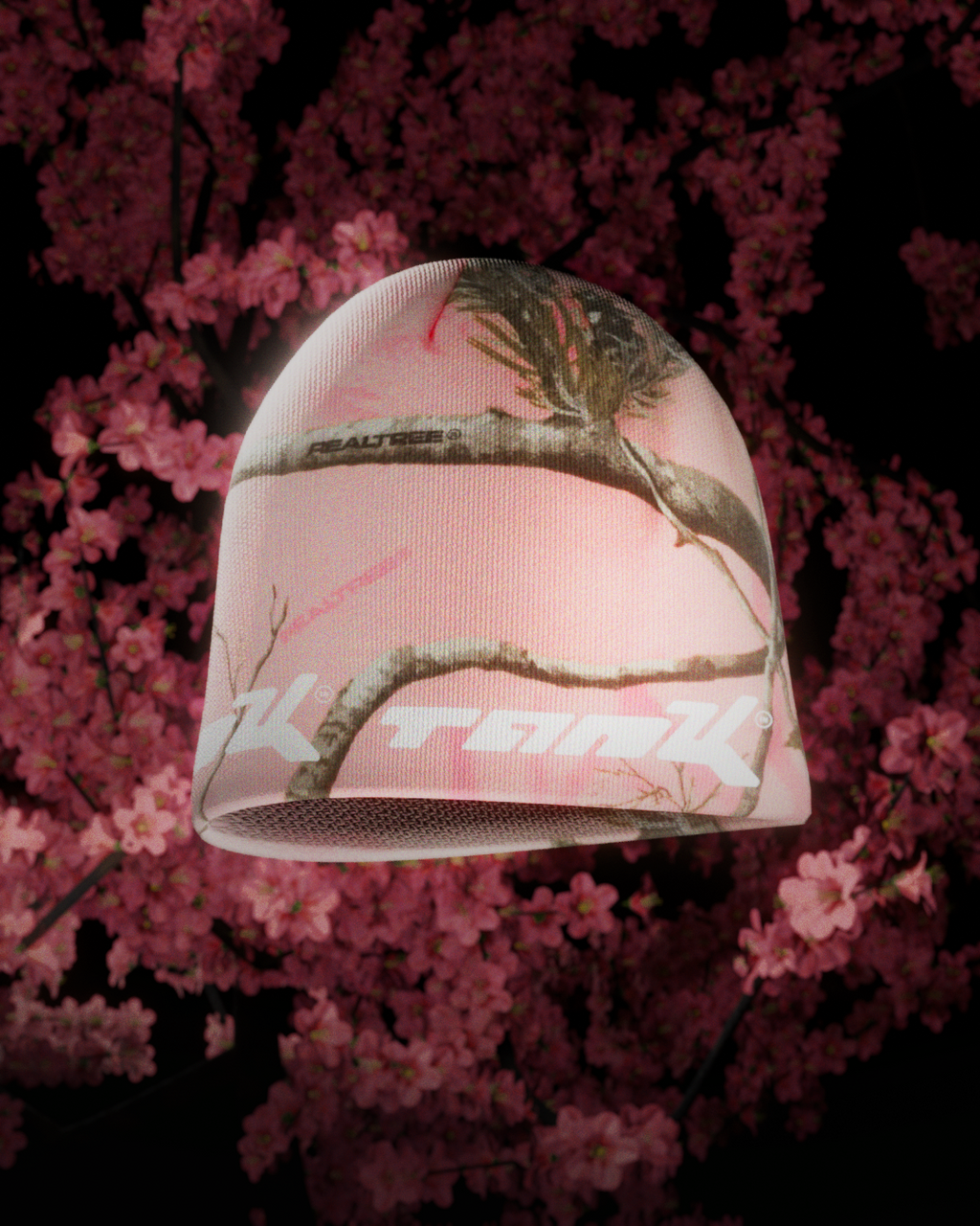 A2 Sakura Pink Camo Beanie