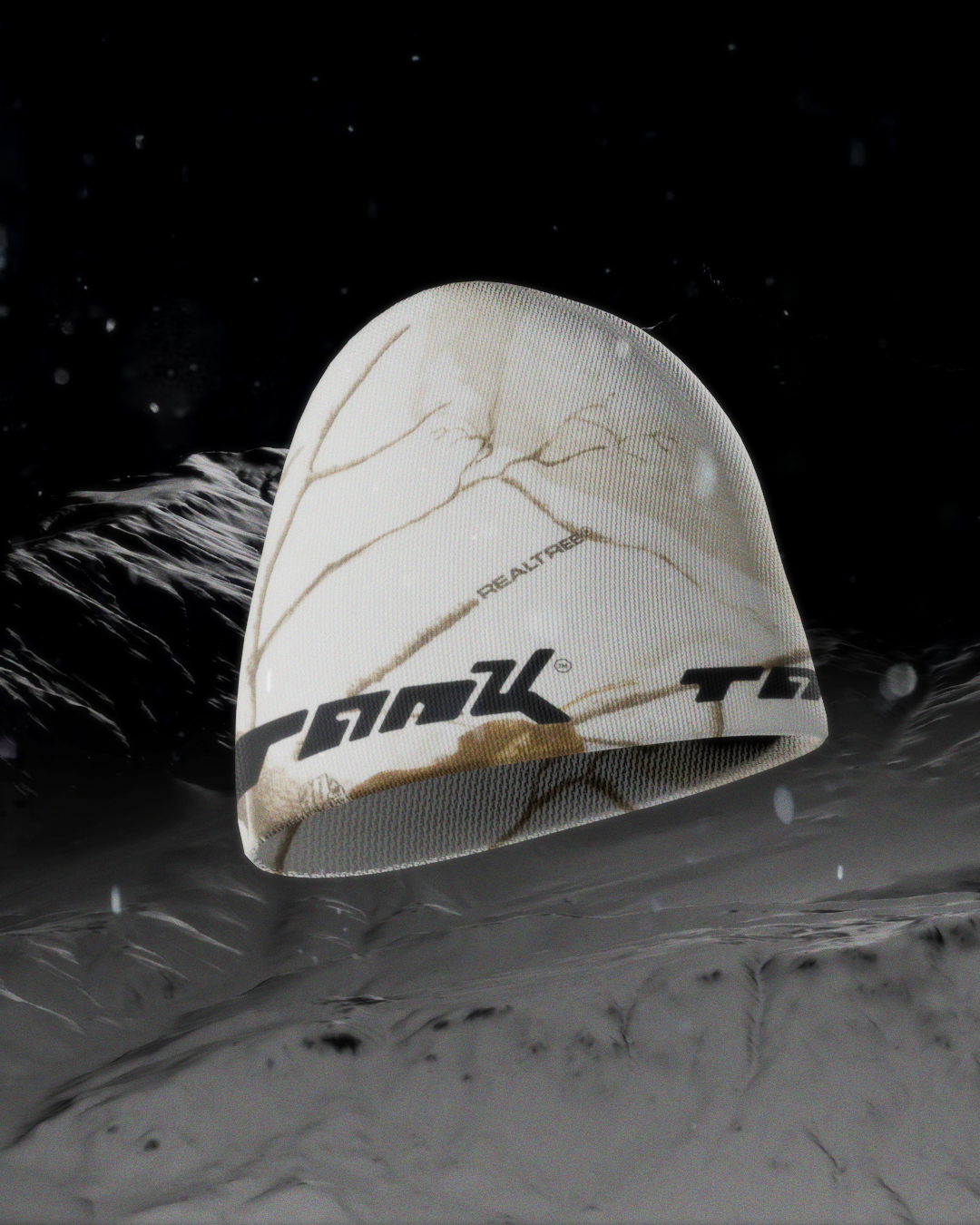 A3 Snowy White Camo Beanie