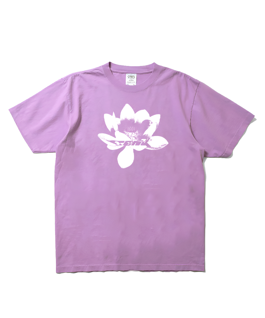 TANK Lotus Boxy Tee - Pastel Purple